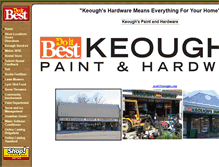 Tablet Screenshot of keoughs.com